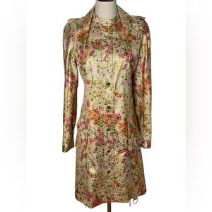 Vintage Christian Dior 2005 Silk Trench Coat by John Galliano – Size 42